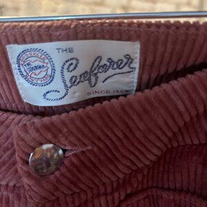 Seafarer Rose colored bootcut corduroy jean pants